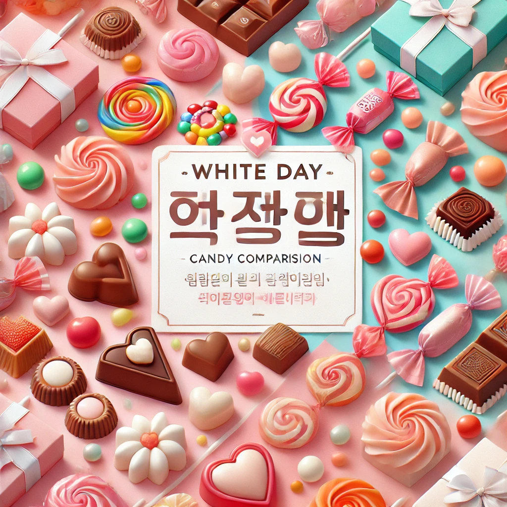 화이트데이 사탕 비교! 어떤 선물이 가장 좋을까요?