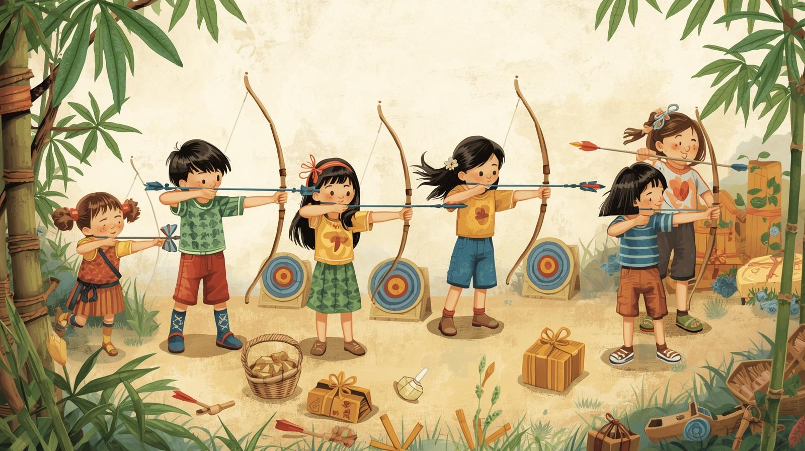 전통놀이 수제 활쏘기 놀이