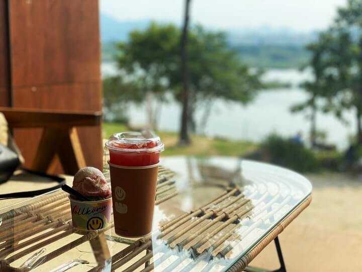 폴콘리버가든팔당-음료-젤라또