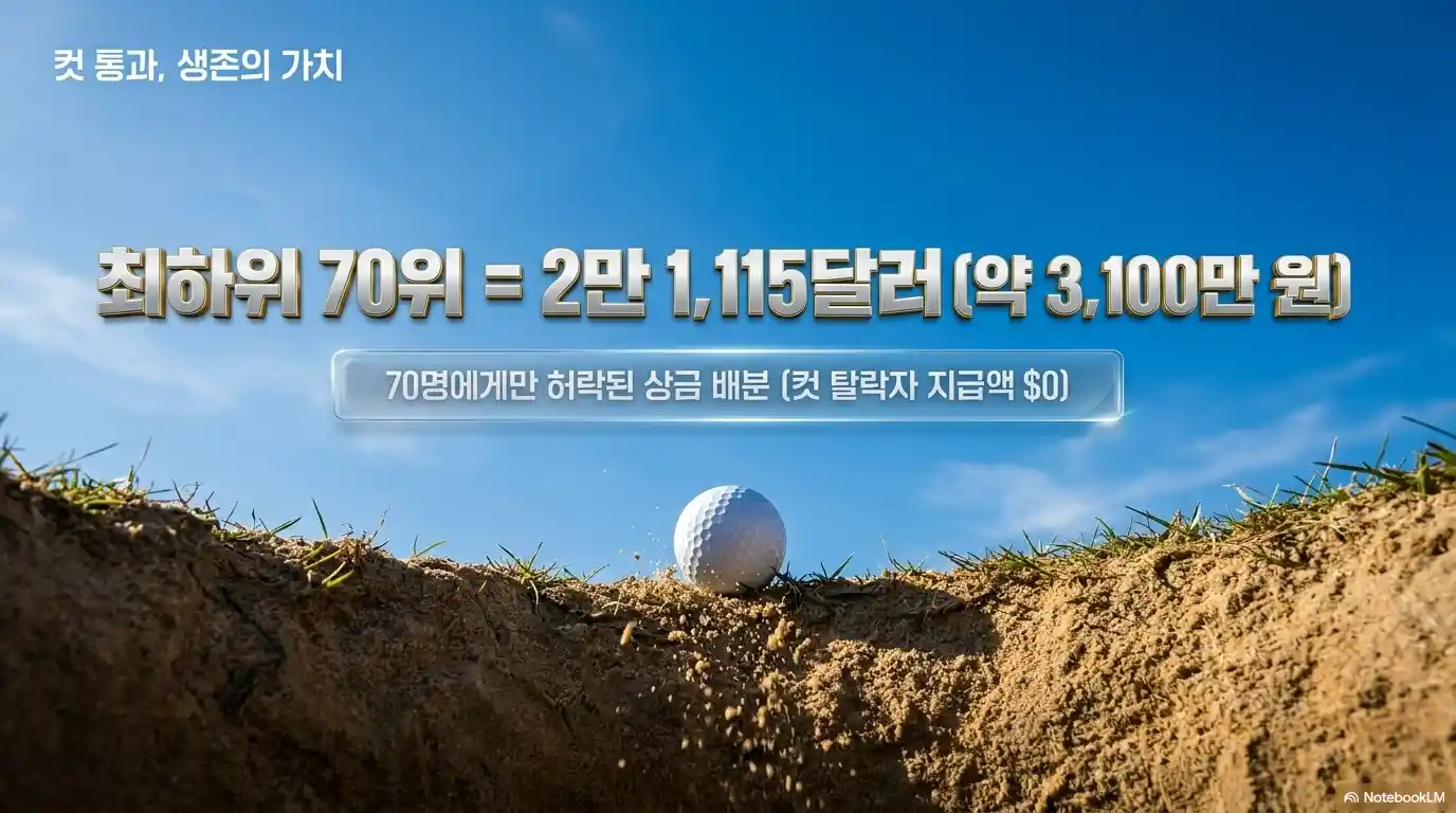 더 CJ컵 바이런 넬슨 순위별 상금 중 최하위 상금 금액