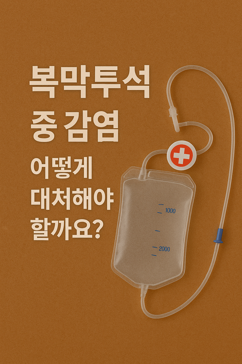 복막투석 중 감염, 어떻게 대처해야 할까요?