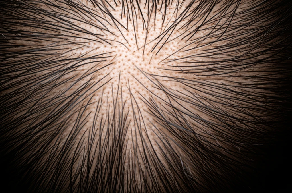 정수리 탈모, 원인, 진행 과정, 효..