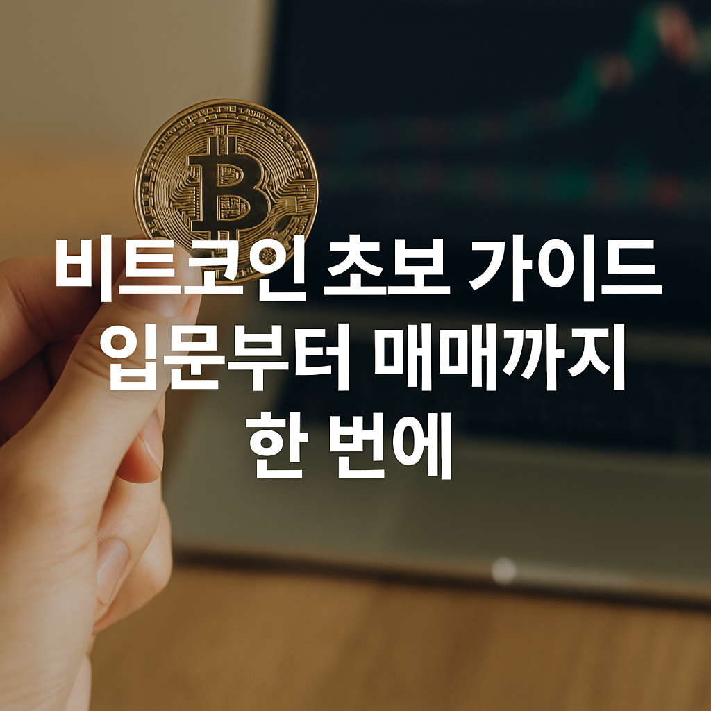 비트코인 초보 가이드: 입문부터 매매까지 한 번에