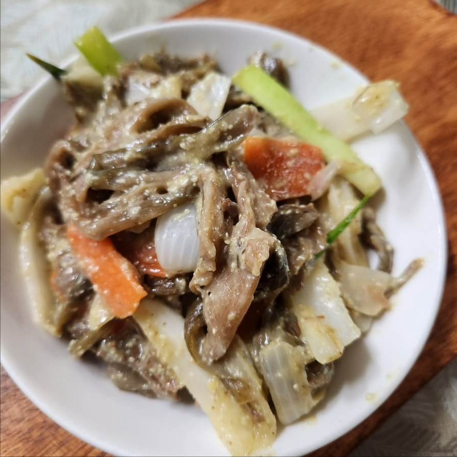 들깨 토란대 볶음 만드는 법