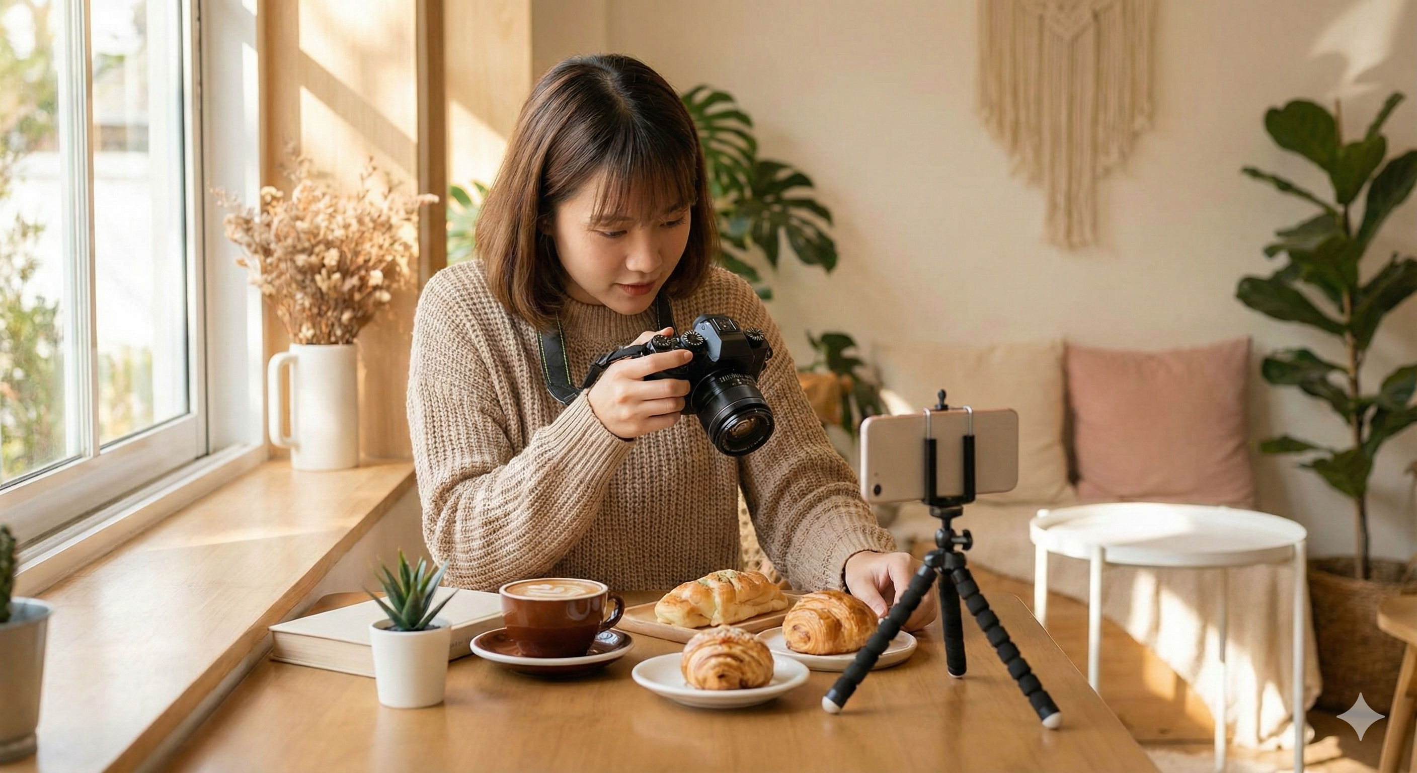 카페에서 예쁜 사진 찍는 법