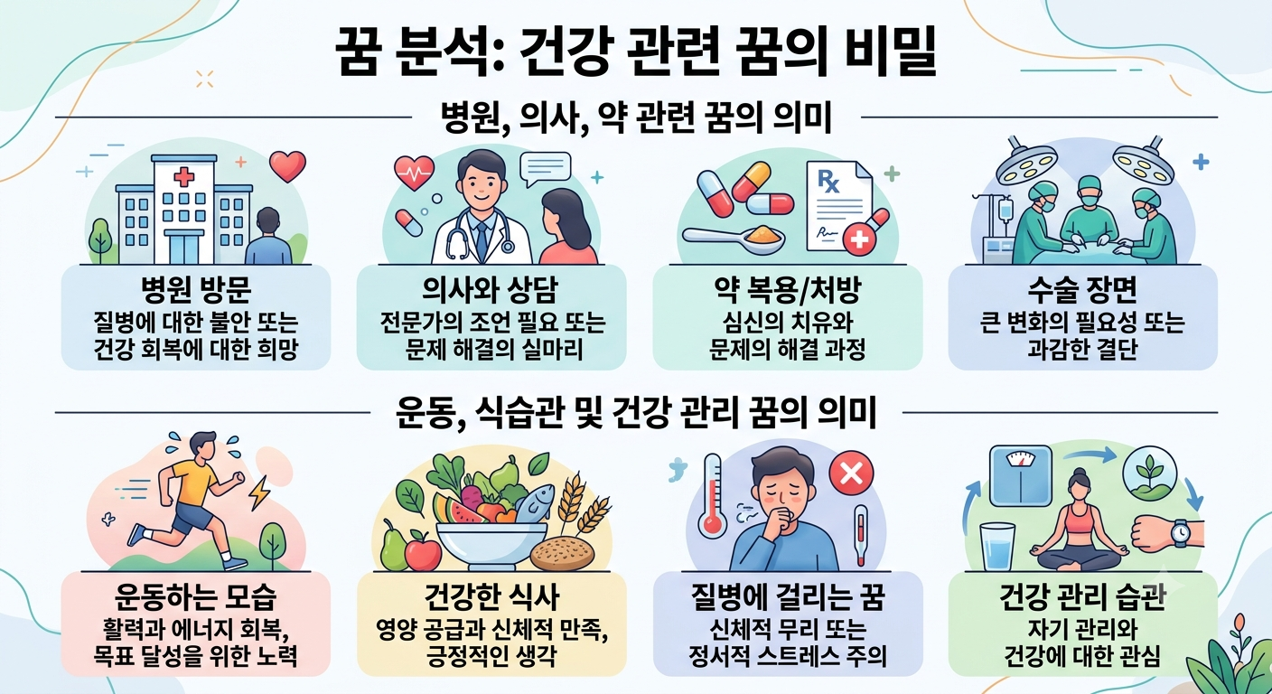 건강을 관리하는 꿈 20!! 흰 가운 입은 의사가 나를 진찰하는 꿈, 인생을 바꿀 강력한 귀인의 등장