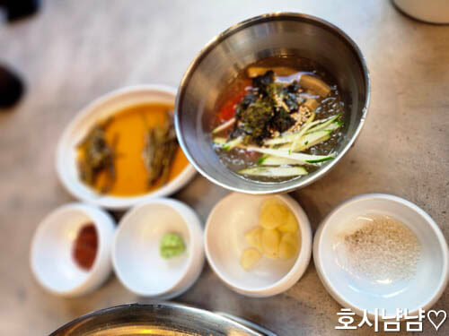 미사 화로구이 맛집 밑반찬