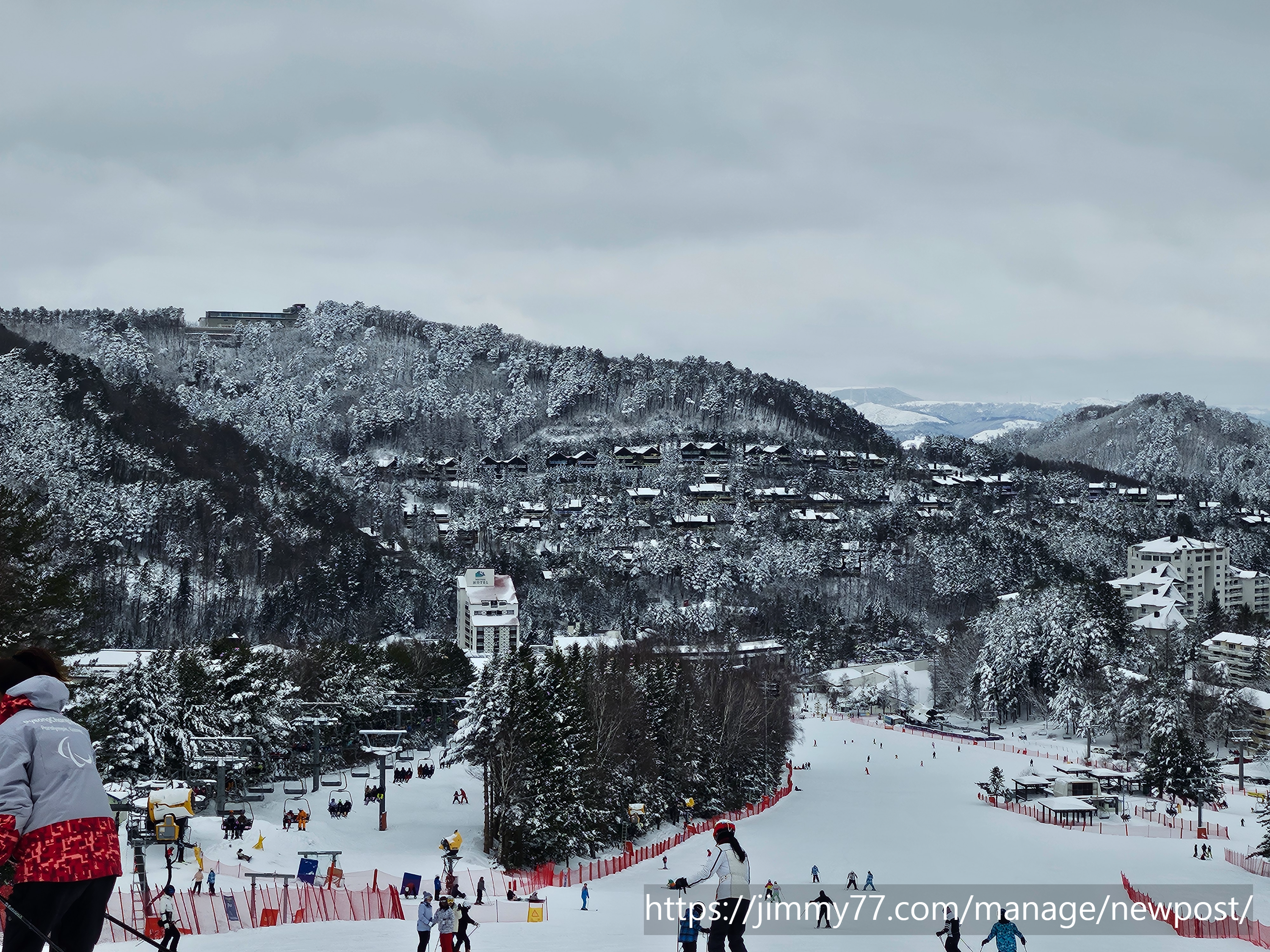 핑크슬로프정상