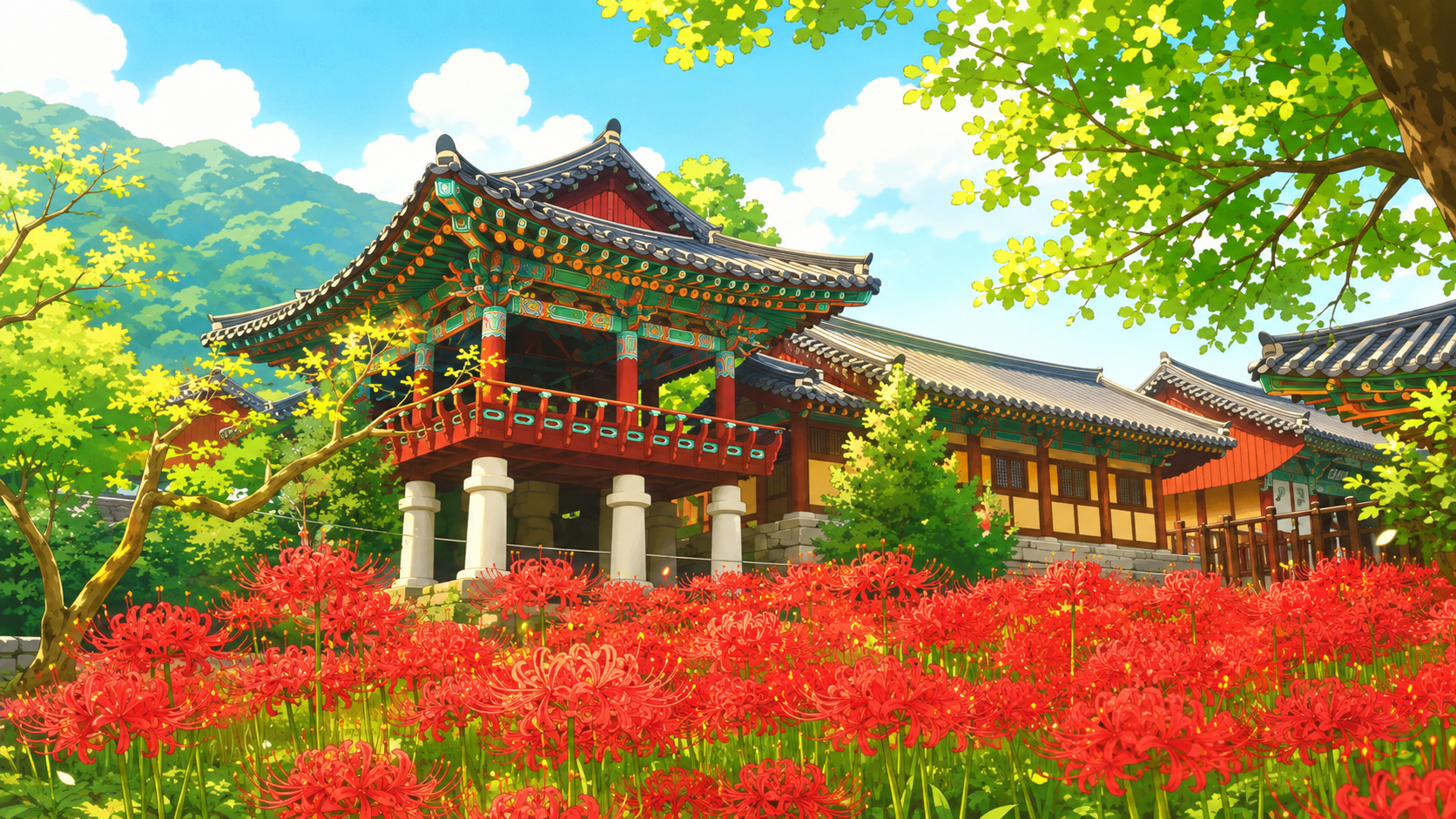 영광 불갑산 상사화축제