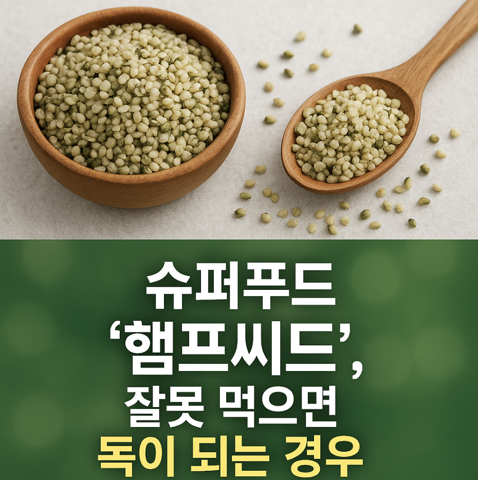 슈퍼푸드 '햄프씨드', 잘못 먹으면 독이 되는 경우