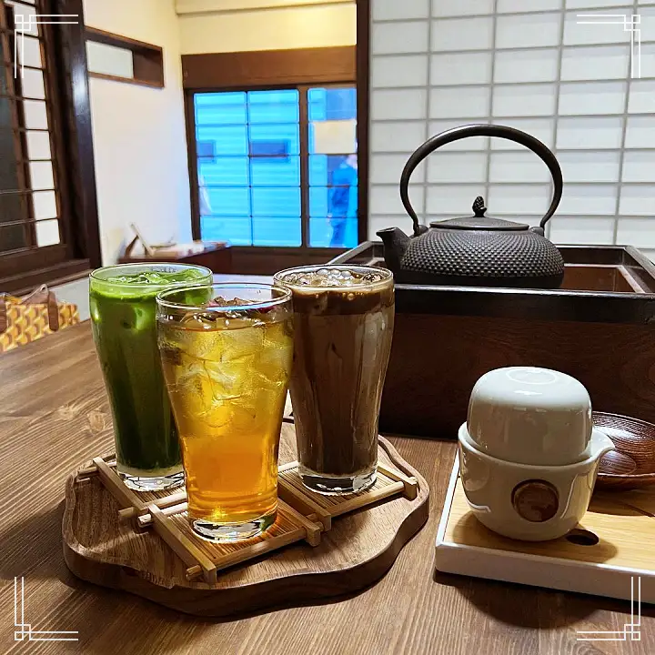 홍차 녹차 당고 양갱 모나카 디저트 특별한 인연이 있는 동양식 찻집 카페 포항 구룡포 일본인 가옥 거리 맛집