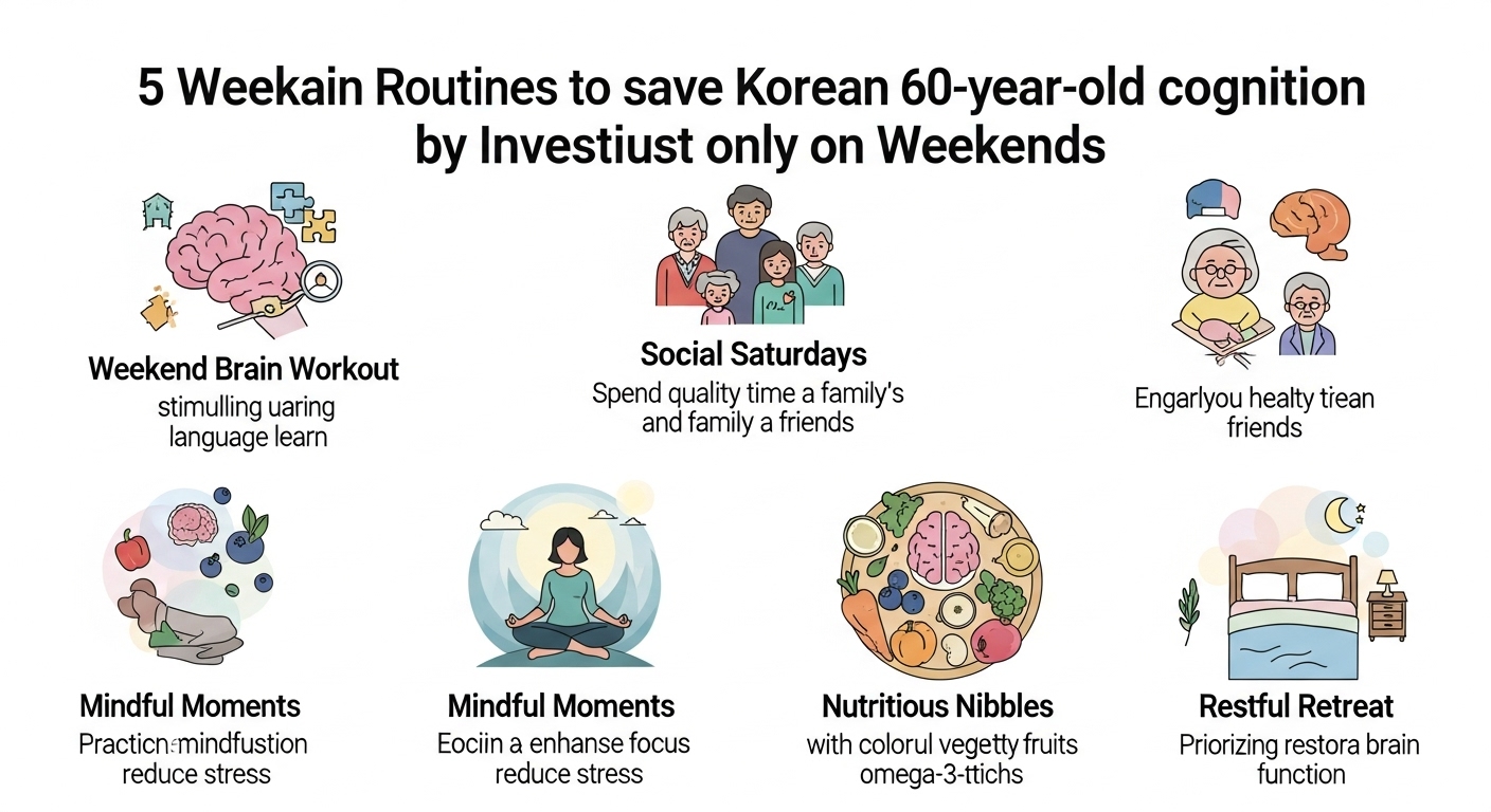 두뇌건강, 루틴습관, 주말활용법, 기억력향상, 시니어라이프, 수면건강, 산소운동, 뇌영양식단, 디지털디톡스, 브레인헬스