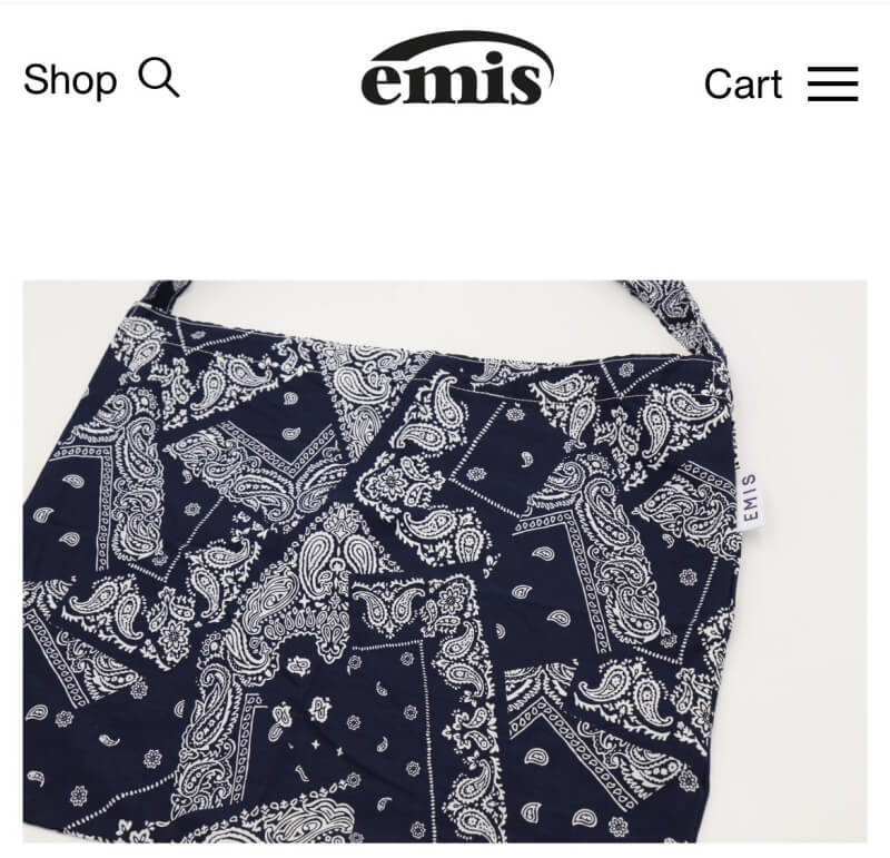 EMIS 이미스 페이즐리 에코백 - 상품 정보&가격