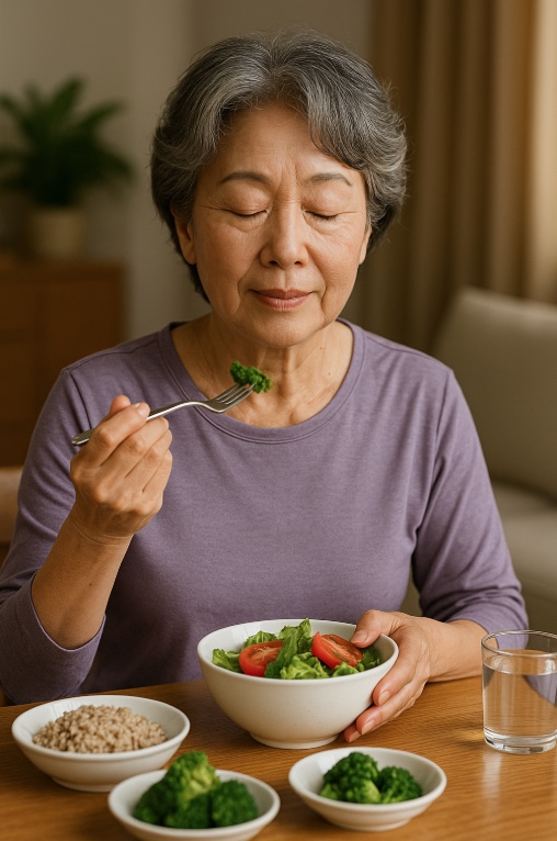 60대 여성의 현명한 소화 습관
