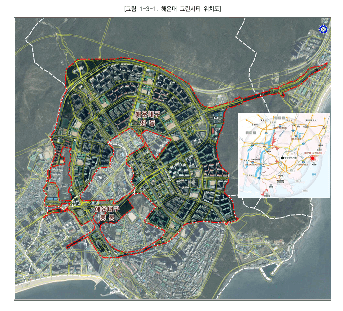 해운대 그린시티 지도