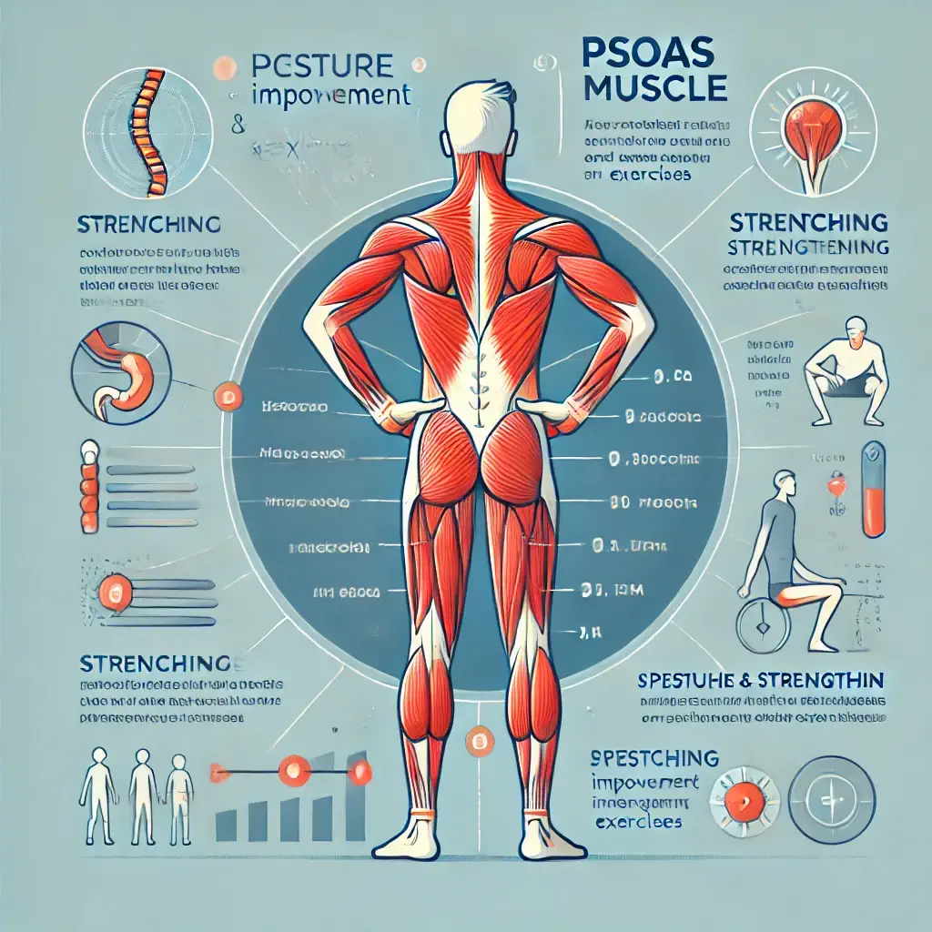 장요근 마사지 위치 스트레칭