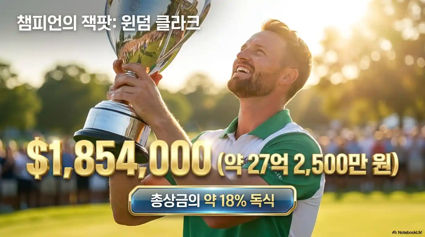 더 CJ컵 바이런 넬슨 최종 우승 윈덤 클라크 우승 상금