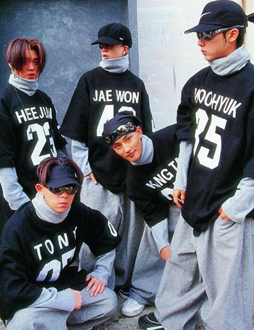 아이돌그룹 H.O.T. 사진
