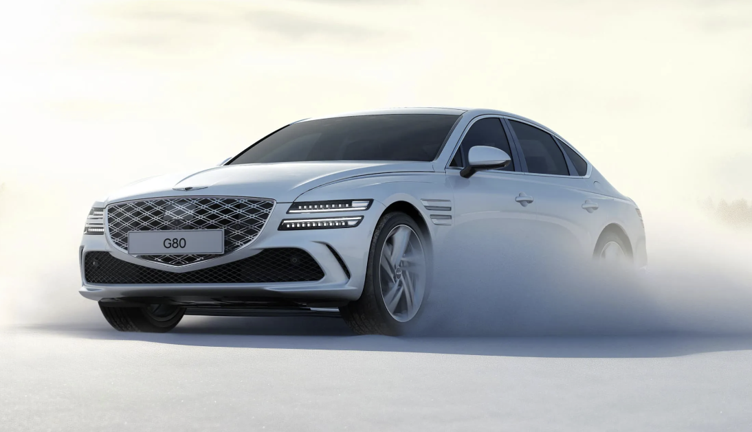 제네시스 G80 최신형 외관 디자인 전면 모습