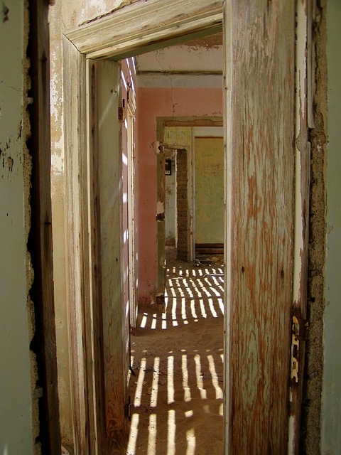 사막 속 폐허도시 콜만스콥의 사진