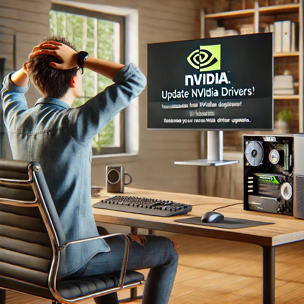 엔비디아 드라이버 업데이트 오류