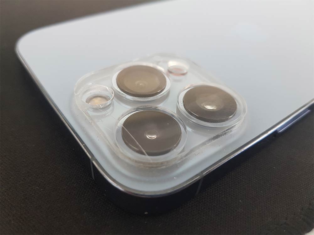 아이폰 강화유리 파손사진