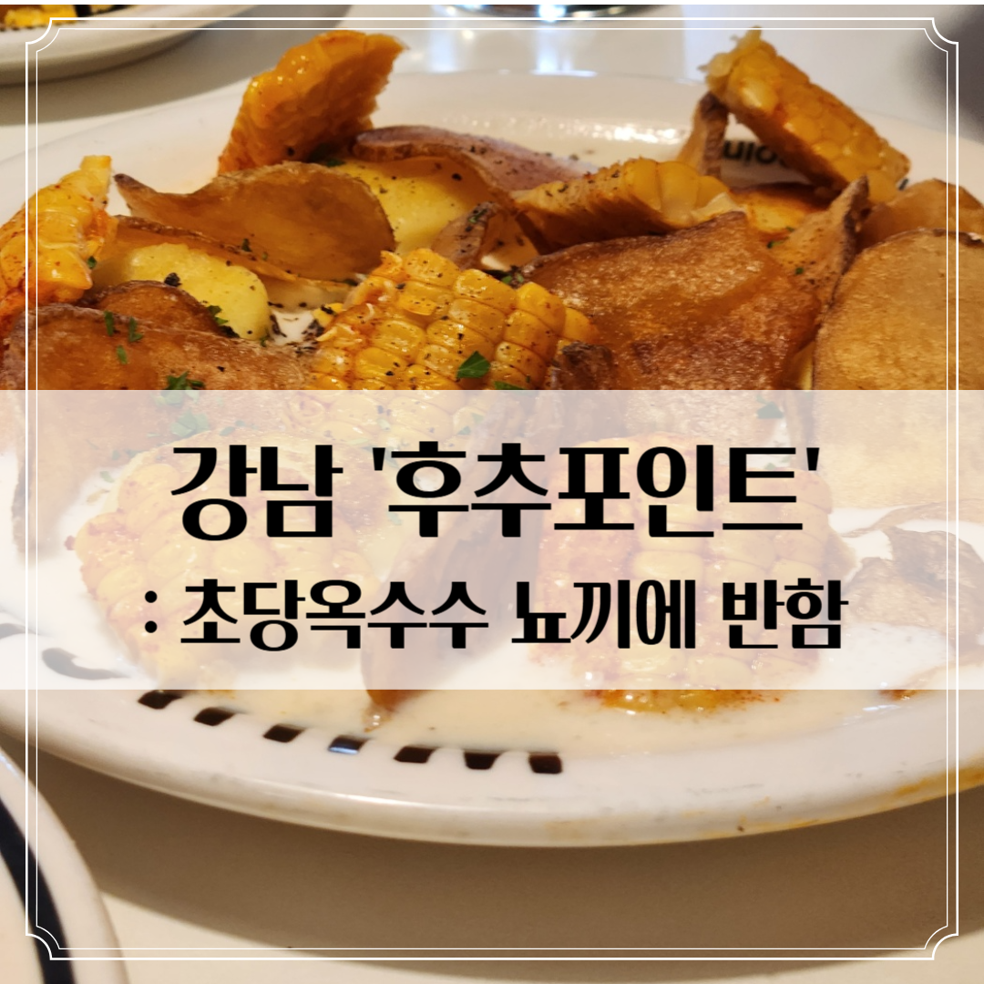강남 ‘후추포인트’ - 강남 캐주얼 다이닝 추천: 맛, 가격 밸런스 좋은 곳