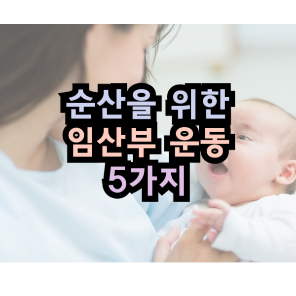 순산에 도움을 주는 임산부 운동