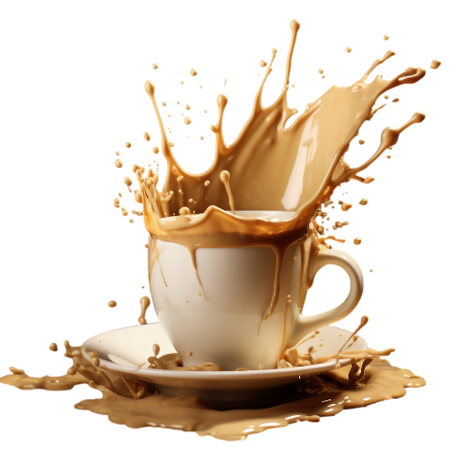 카라멜 블랙티 사진