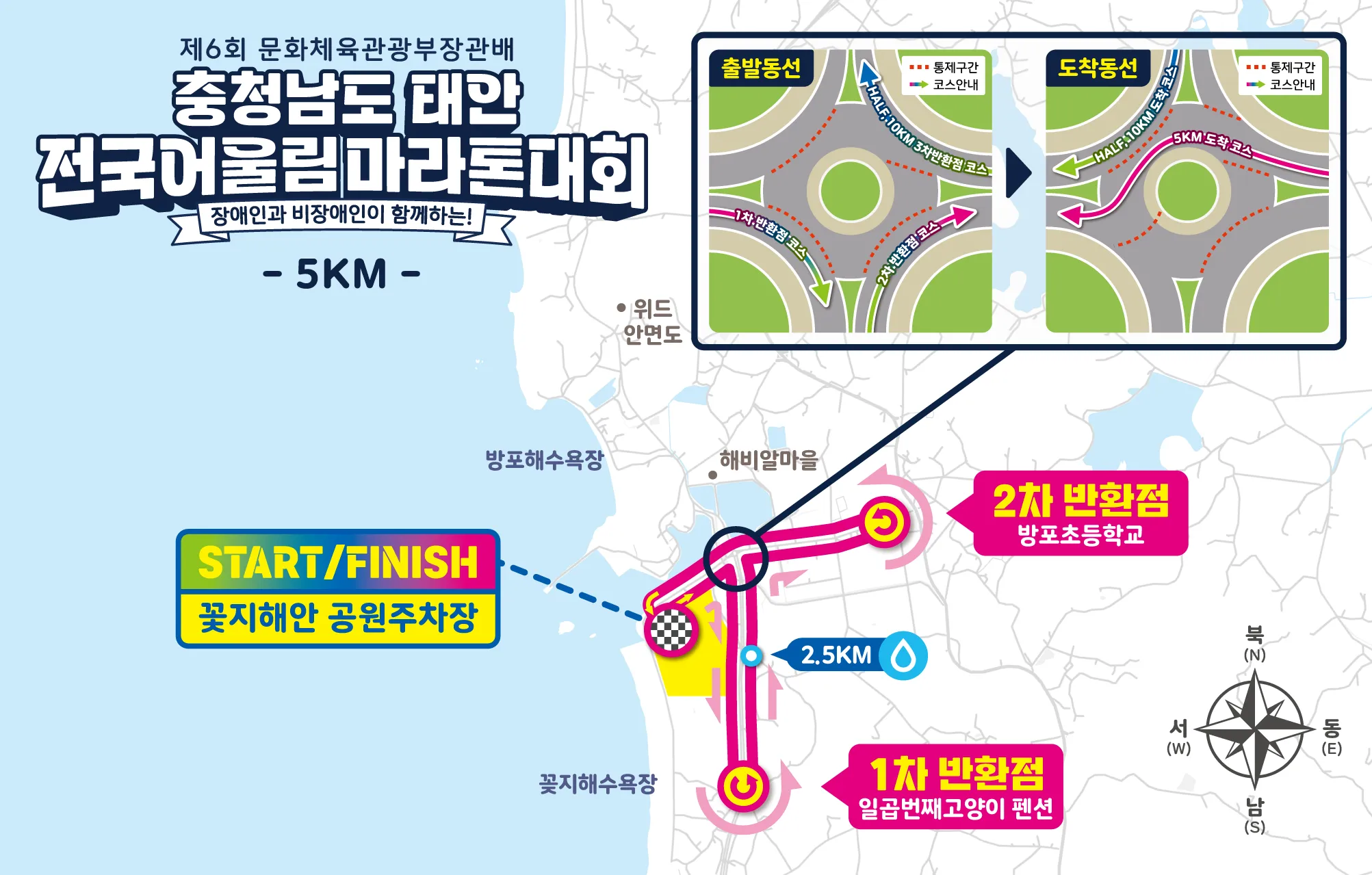 제6회-충청남도-태안-전국어울림마라톤-5km코스