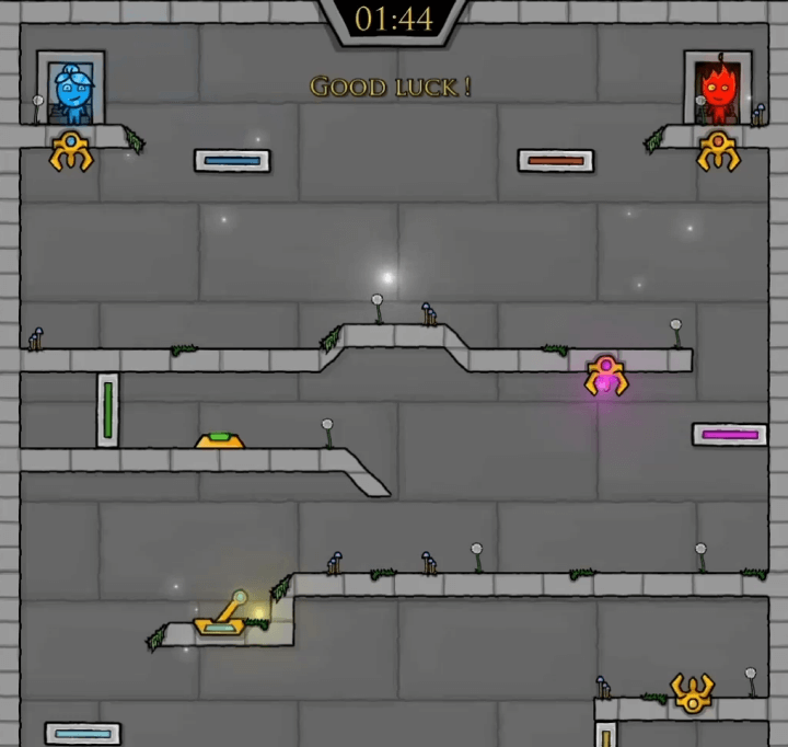 물과-불 -2인용-게임하기-페어리테일즈-종료-화면