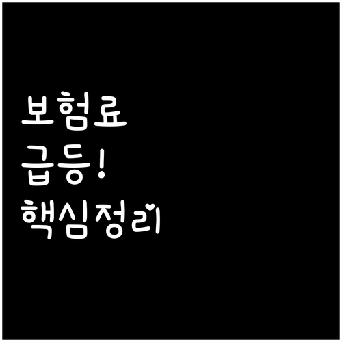 2026년 4월 건강보험료 인상 폭과..