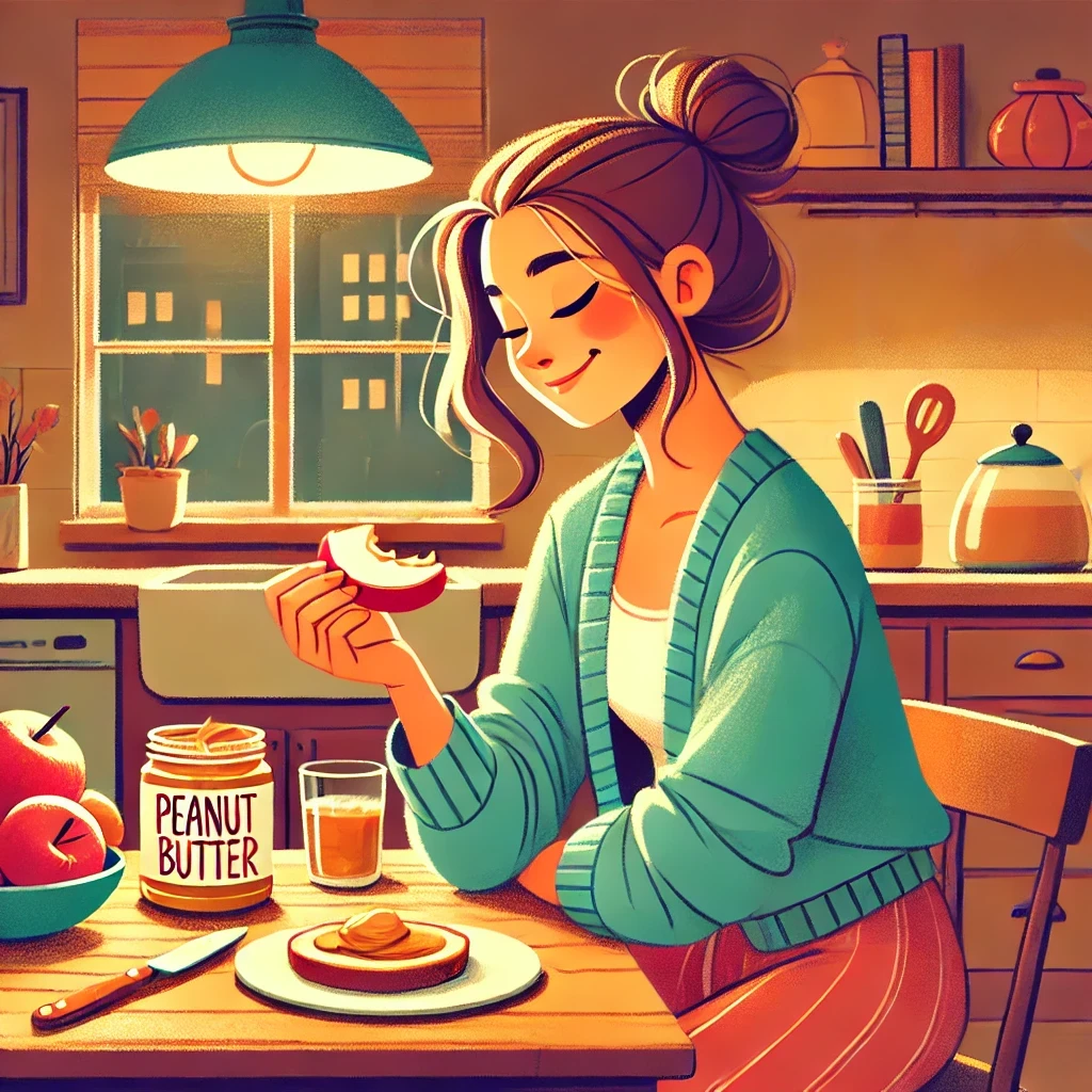 간식-사과-땅콩버터