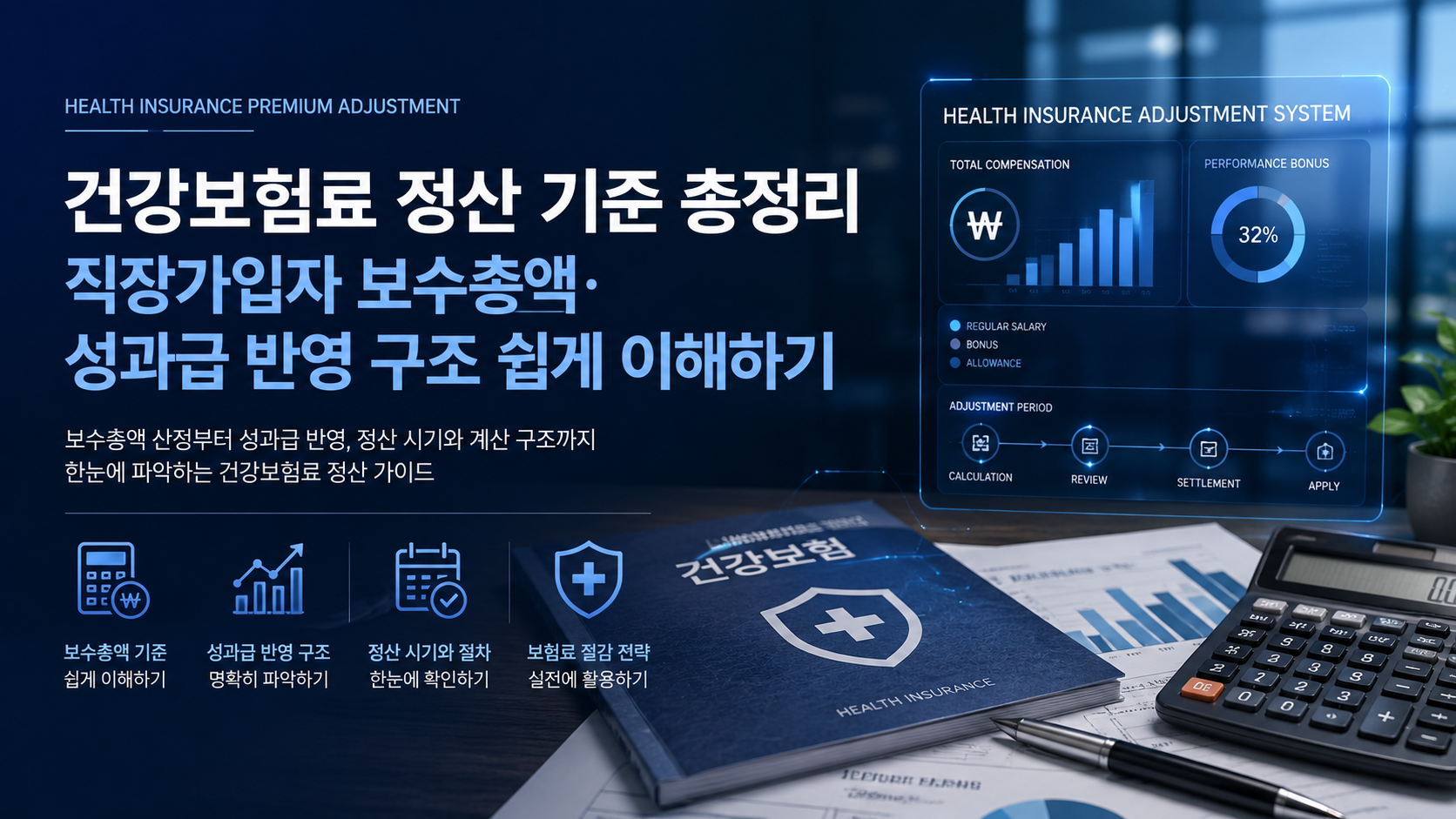 HealthInsurance PremiumAdjustment SalaryBonus NationalHealthInsurance KoreanFinance TaxSettlement AssetManagement