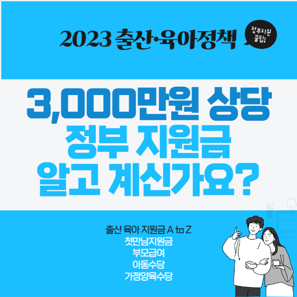 출산 육아정책 정부지원금