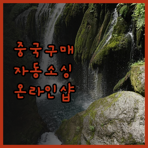 중국 구매대행 자동 소싱으로 성공적인