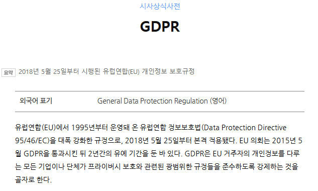 GDPR