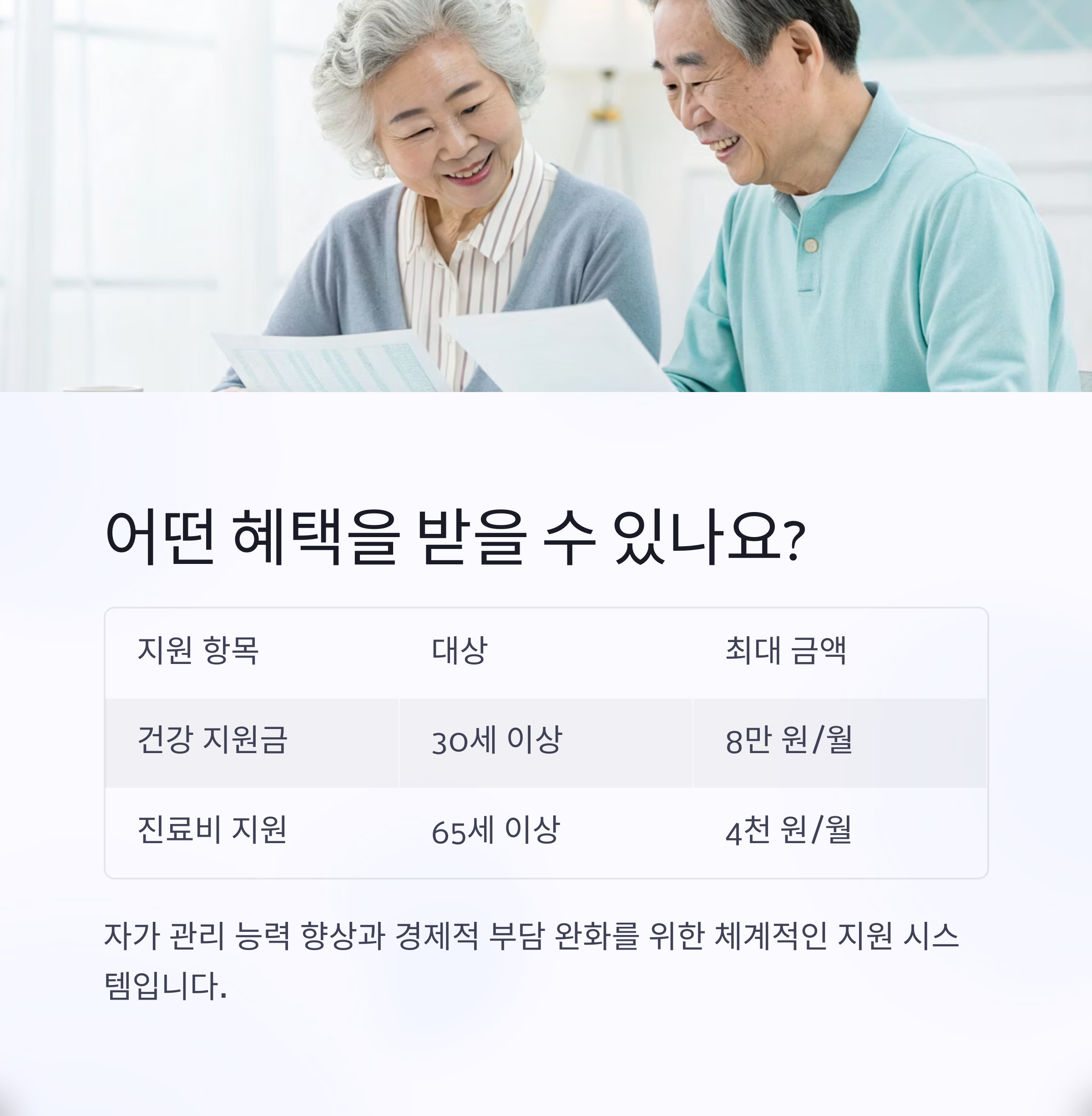 고혈압 및 당뇨병 등록 관리 서비스