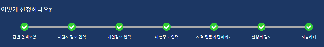 하와이 ESTA 신청방법