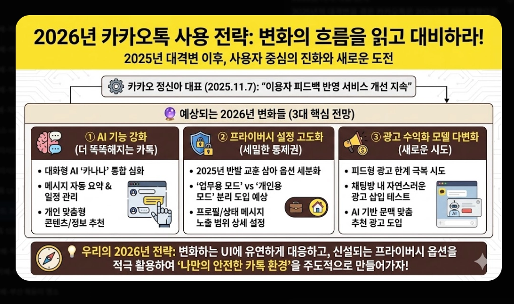 카톡 피드 끄기 완벽가이드, 2026년 변화 대비법