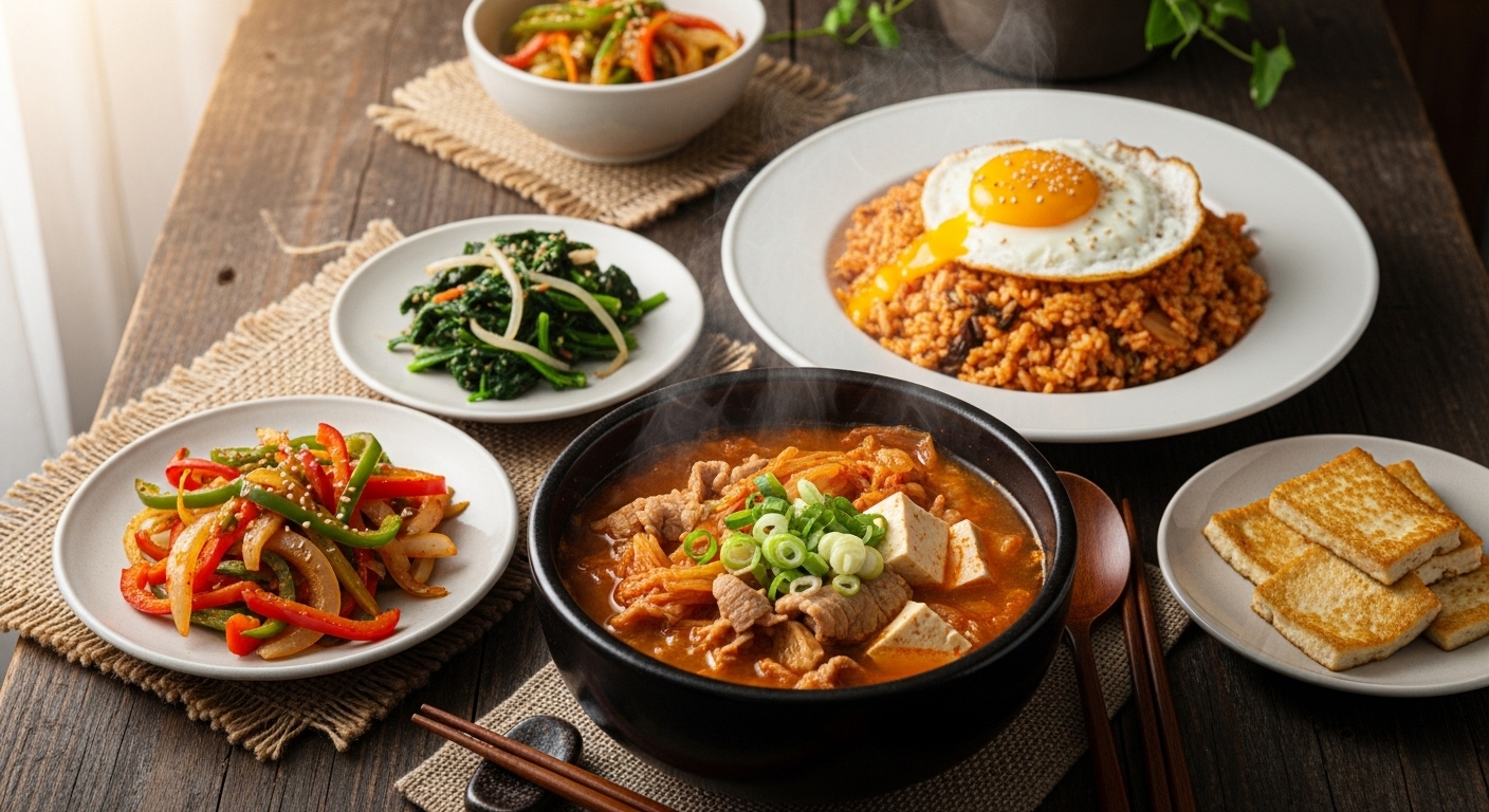 묵은 김치와 남은 반찬을 활용해 식탁을 살리는 집밥 재탄생 이야기