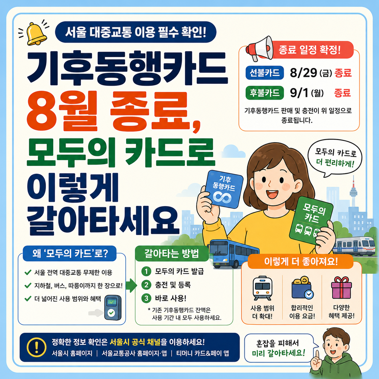 기후동행카드 8월 종료