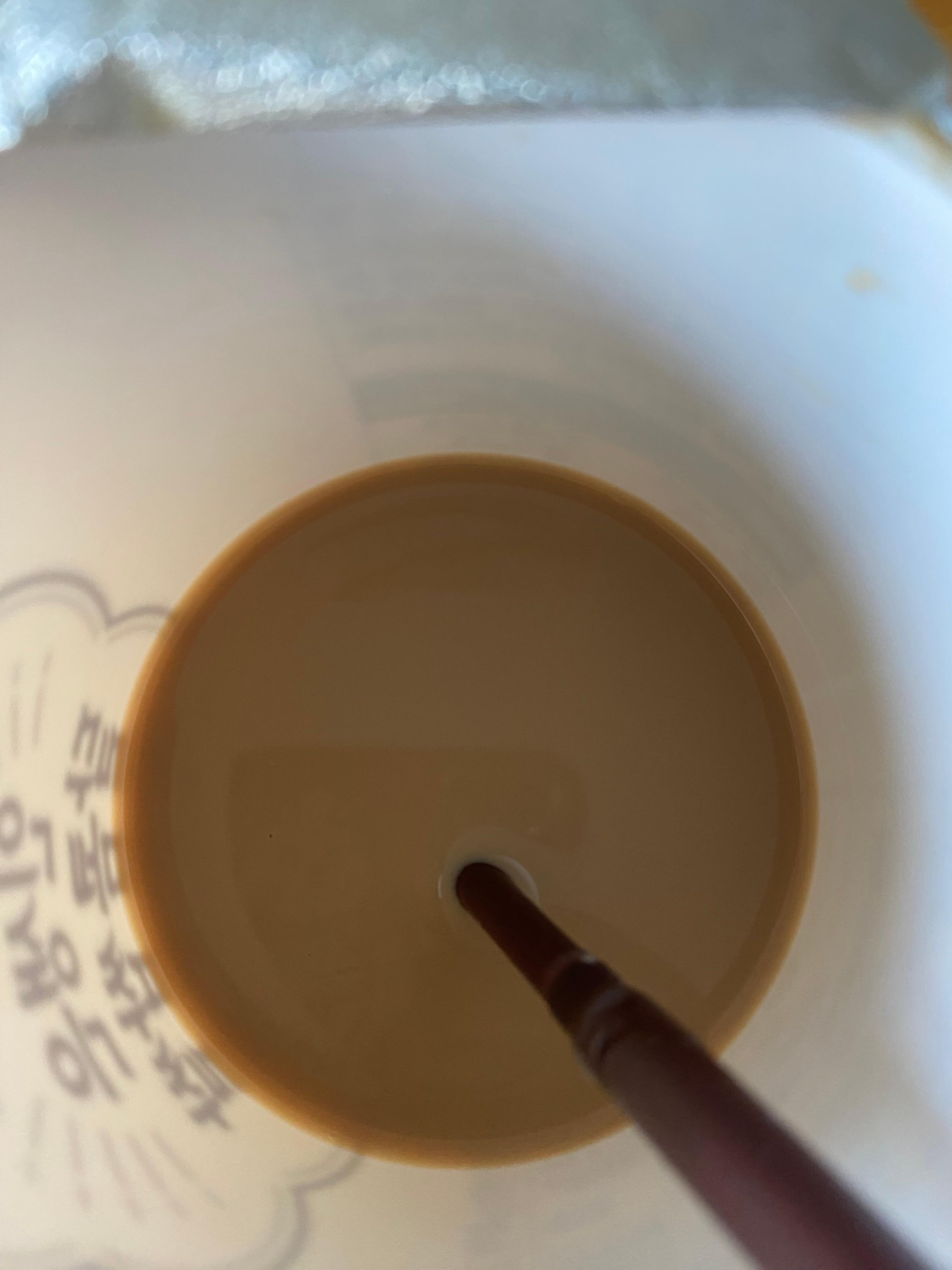 쌍화차라떼 모습