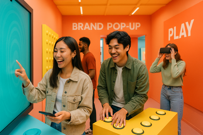 오감형 브랜드 체험 전시 공간