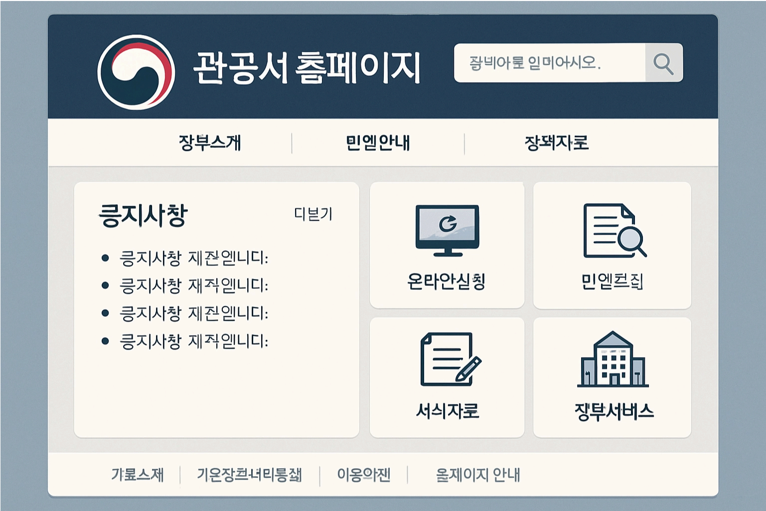 [서비스.UX구조] 관공서 홈페이지는 왜 항상 쓰기 어려울까?