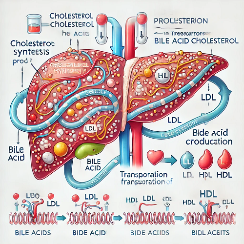 간에서 이뤄지는 콜레스테롤 대사