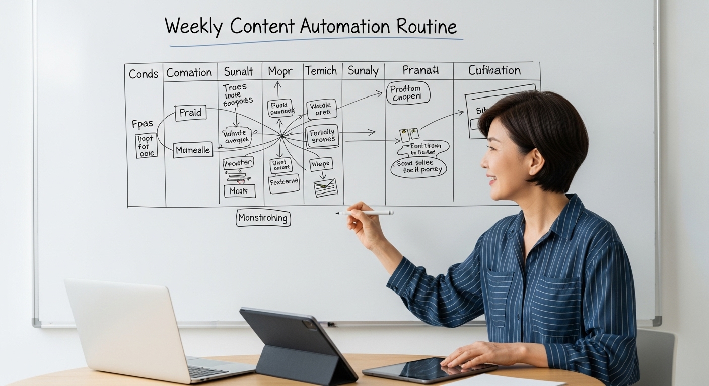 주간 콘텐츠 루틴 구성