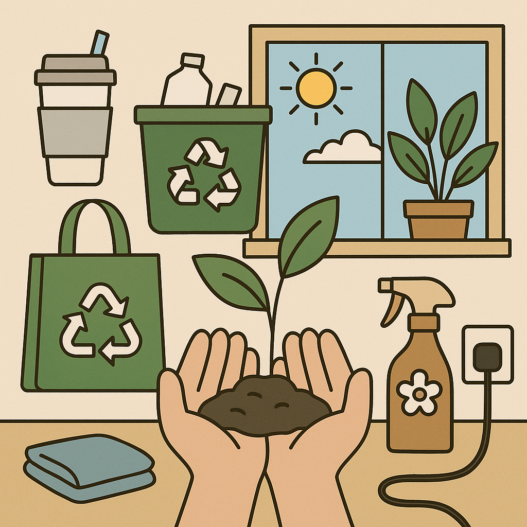 친환경 생활 습관 관련 사진