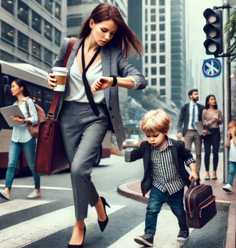 워킹맘의 출근길