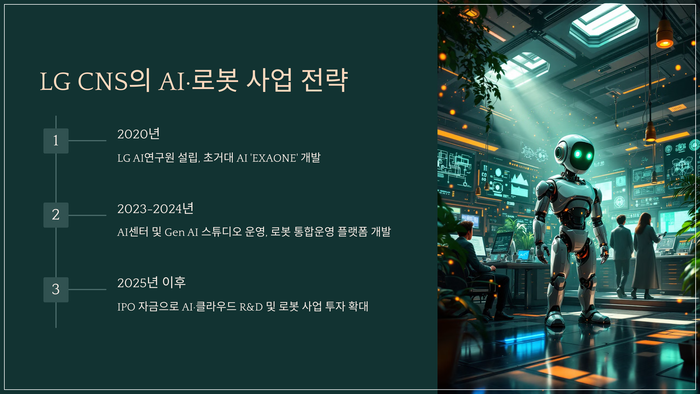 LG CNS의 AI·로봇 사업 전략